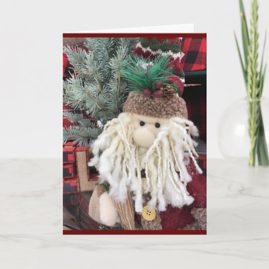 "NUR CHRISTMAS UND EIN SEHR GLÜCKLICHES NEUES JAHR KARTE (Vorderseite)