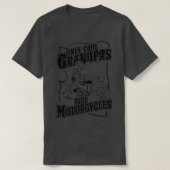 Nur Coole Grandpas Motorräder Beste Motorräder T-Shirt (Design vorne)