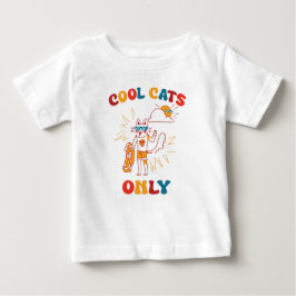 Nur coole Katzen Baby T-shirt