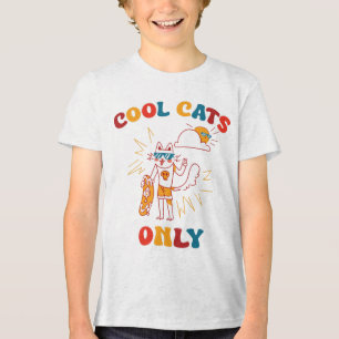 Nur coole Katzen Tri-Blend Shirt