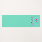 Nur coole Kinder Yogamatte (Rückseite (Horizontal))