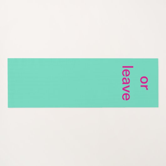 Nur coole Kinder Yogamatte (Rückseite (Horizontal))