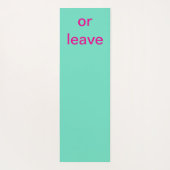 Nur coole Kinder Yogamatte (Rückseite)