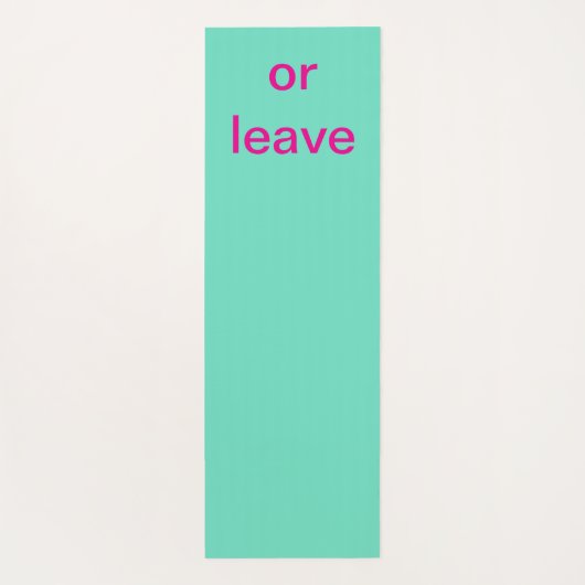 Nur coole Kinder Yogamatte (Rückseite)