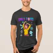 Nur coole Vibes Tri-Blend Shirt (Vorderseite)