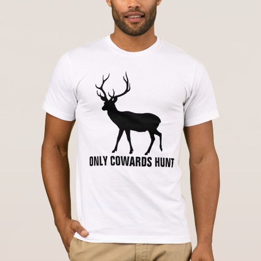 NUR COWARDS HUNT-T - Shirt (Vorderseite)