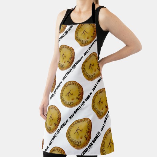 Nur Crazy für einige Pi (Pi / Pie Mathe Spaß) Schürze (InSitu)