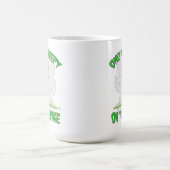 Nur Creepy auf Page Horror Ghost Writer Spaß Kaffeetasse (Mittel)