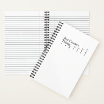 Nur Crochet-Dinge-Notebook