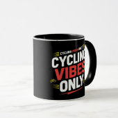 Nur Cycling Vibes Tasse (VorderseiteRechts)