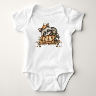 Nur da, Sleepy Racoon Baby Strampler