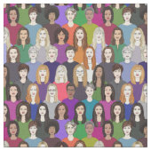 nur Damen und Herren Stoff (Nahaufnahme)