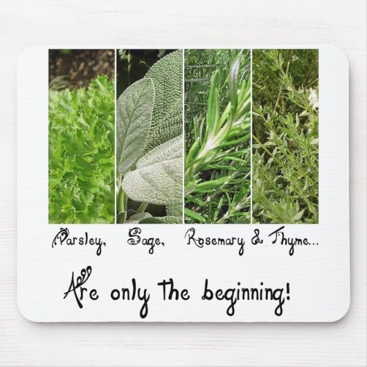 Nur das Beginnmousepad Mousepad (Vorne)