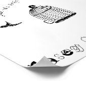 Nur das Beginnposter Poster (Ecke)