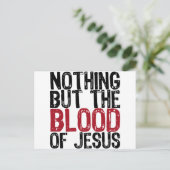 Nur das Blut Postkarte (Stehend Vorderseite)