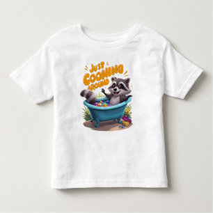 Nur das Cooning Mischvous Raccoons Bath Adventure Kleinkind T-shirt