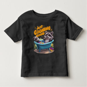 Nur das Cooning Mischvous Raccoons Bath Adventure Kleinkind T-shirt