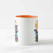 Nur das Cooning Mischvous Raccoons Bath Adventure Tasse (Zentrum)