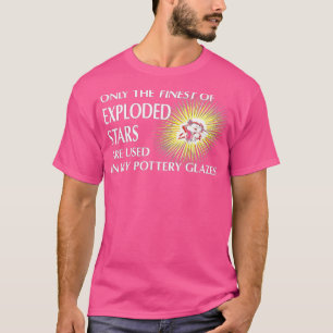 Nur das feinste der explodierten Sterne-Keramik-Gl T-Shirt
