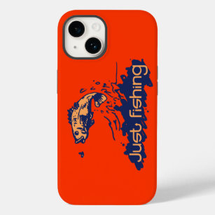 Nur das Fischen mit orangefarbenem Handy Case-Mate iPhone Hülle