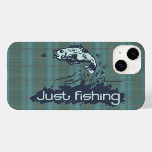 Nur das Fischen von Männern Case-Mate iPhone Hülle (Rückseite (Horizontal))