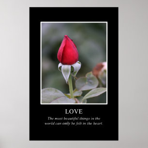 Nur das Herz kennt wahre Schönheit Poster