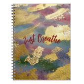 Nur das Journal durchatmen Notizblock (Vorderseite)