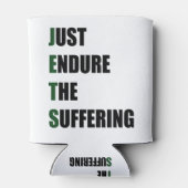 Nur das Leid zu lindern Dosenkühler (Rückseite)