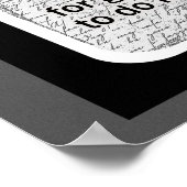 Nur das Notwendige für den Triumph des Bösen Poster (Ecke)