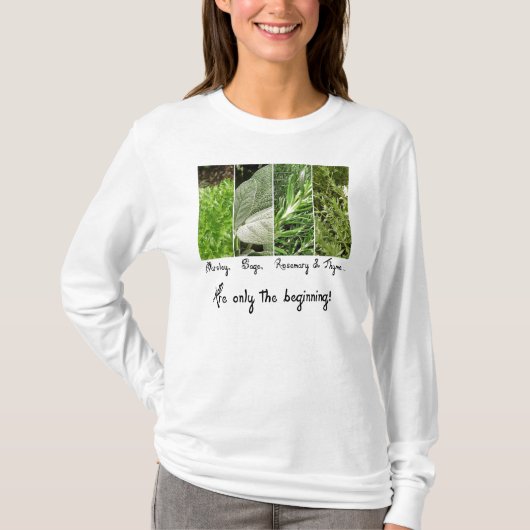 Nur das T-Shirt der Anfänger, Ladys Long Sleeve (Vorderseite)