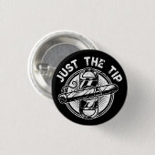 Nur das Tipp-Zigarrenraucher-Geschenk Funny Cigar  Button (Vorne & Hinten)