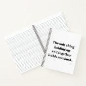 Nur das, was mein s# hält! notizblock (Innenseite)