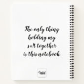 Nur das, was mein s# hält! notizblock (Rückseite)