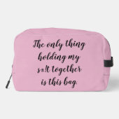 Nur das, was meine s# hält! waschbeutel (Rückseite)