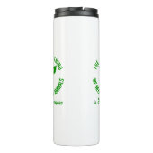 Nur das, was wir von Tieren brauchen, ist Vergebun Thermosbecher (Rückseite)