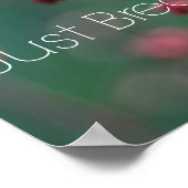 Nur das Zitat durchatmen Poster (Ecke)