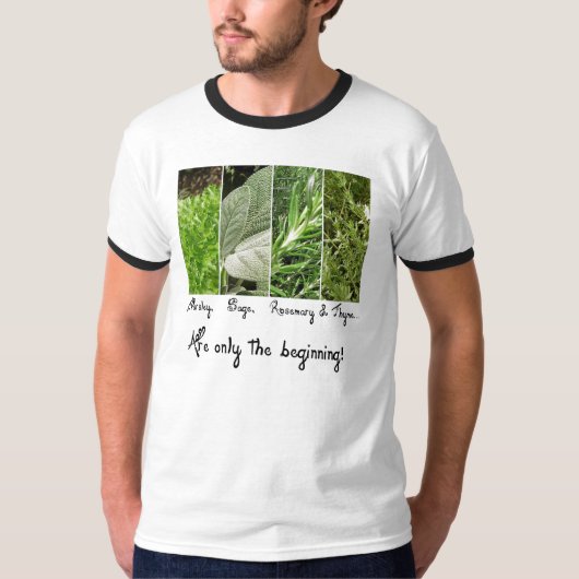Nur der Anfang-Wecker-T - Shirt (Vorderseite)
