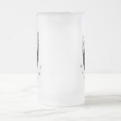 Nur der Bärtige überlebt Mattglas Bierglas (Mittel)