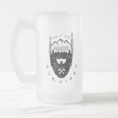 Nur der Bärtige überlebt Mattglas Bierglas (Links)
