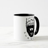 Nur der Bärtige überlebt Tasse (VorderseiteRechts)