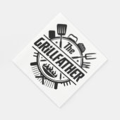 Nur der beste Vater je Serviette (Ecke)