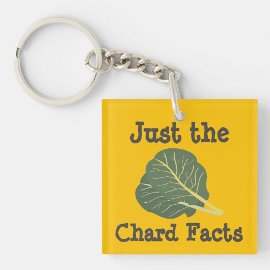 Nur der Chard Facts Schlüsselanhänger (Vorderseite)