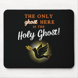 Nur Der Heilige Geist - Lustiger Anti-Halloween-Ch Mousepad