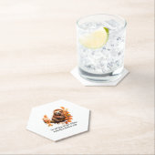 Nur der Herbst ist matisch in Faultier eingefasst Untersetzer (Vor Ort)