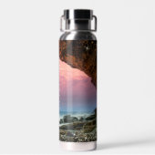 Nur der Klang des Ozeans und der Glitzern Trinkflasche (Rückseite)