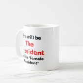 nur der Präsident Kaffeetasse (Vorderseite Links)