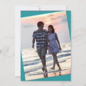 Nur der private Ehepartner-Empfang in Brandwellen Einladung (Rückseite)