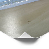 Nur der Strand Fotodruck (Ecke)