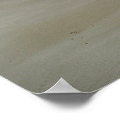 Nur der Strand Poster (Ecke)