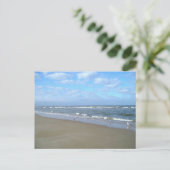 Nur der Strand Postkarte (Stehend Vorderseite)